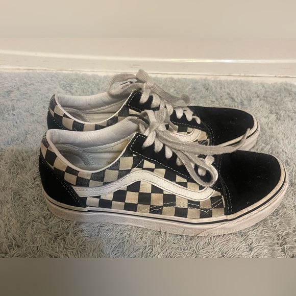 Vans Old Skool Primary Check Shoe Women’s Size 7 - Picture 4 of 6